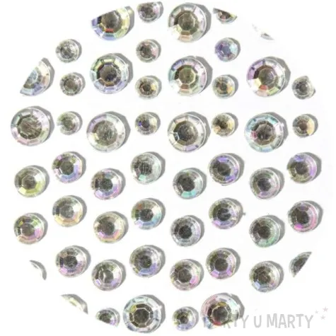 dzety samoprzylepne krysztalki diamenty aliga mix 28 szt