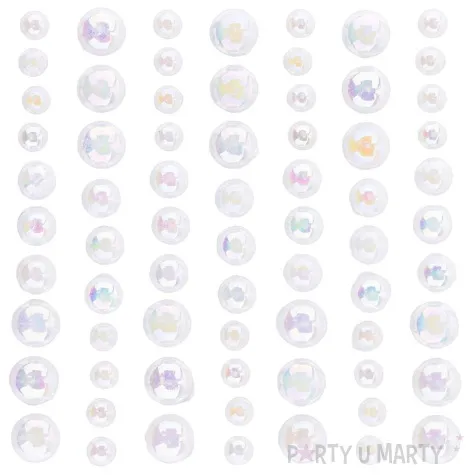 dzety samoprzylepne krysztalki kolka opalizujacy aliga 45 szt