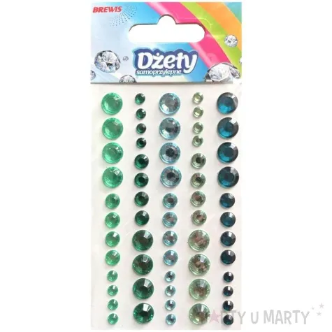 dzety samoprzylepne krysztalki lodowy mix brewis 5 10 mm 60 szt