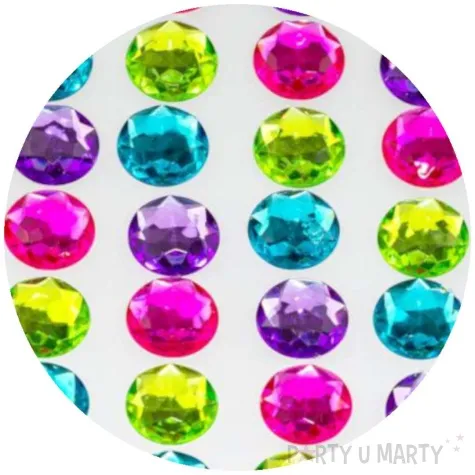 dzety samoprzylepne krysztalki mix brewis 28 szt