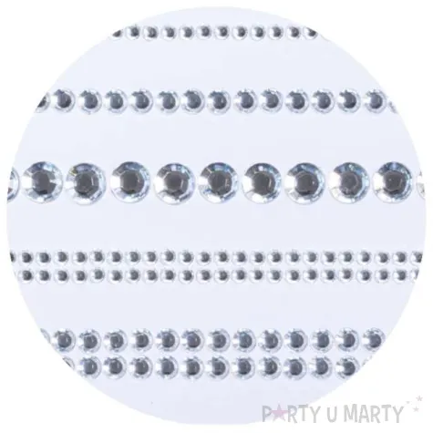 dzety samoprzylepne krysztalki transparentne brewis