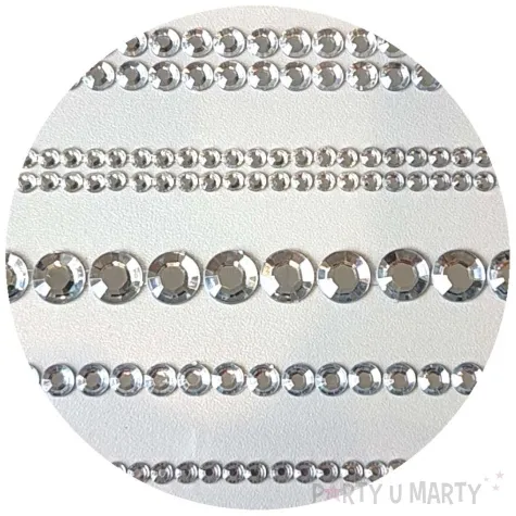 dzety samoprzylepne krysztalki transparentne brewis