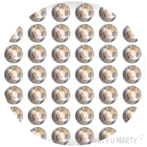 dzety samoprzylepne krysztalki zloto bezowe 78 szt titanum