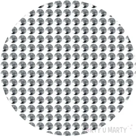 dzety samoprzylepne krysztaly srebrne 4mm 550 szt