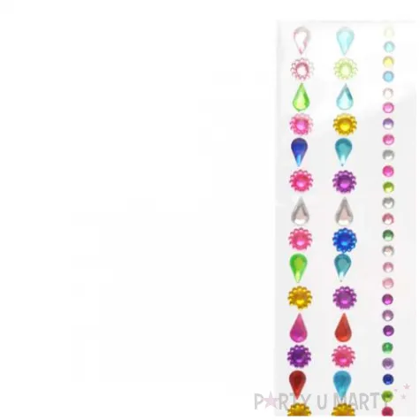 dzety samoprzylepne kwiatki i lezki paski mix arpex 3 8 mm 7 szt