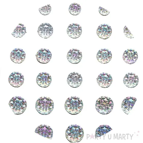 dzety samoprzylepne kwiatki srebrne 8 12 mm aliga