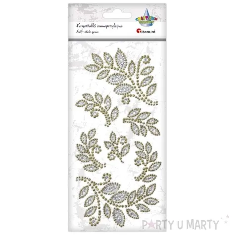 dzety samoprzylepne lodygi srebrny titanum 7 szt