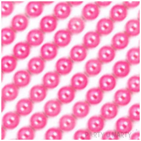 dzety samoprzylepne perelki 3d okragle rozowe brewis