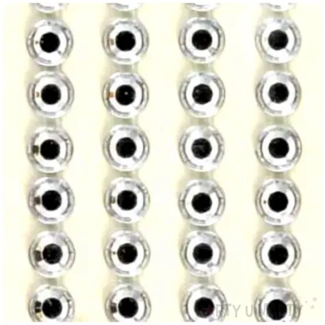 dzety samoprzylepne perelki 3d okragle srebrny roz brewis