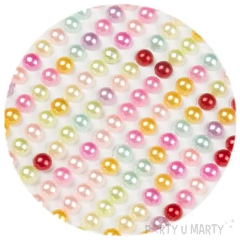 dzety samoprzylepne perelki mix 4 mm 567 szt