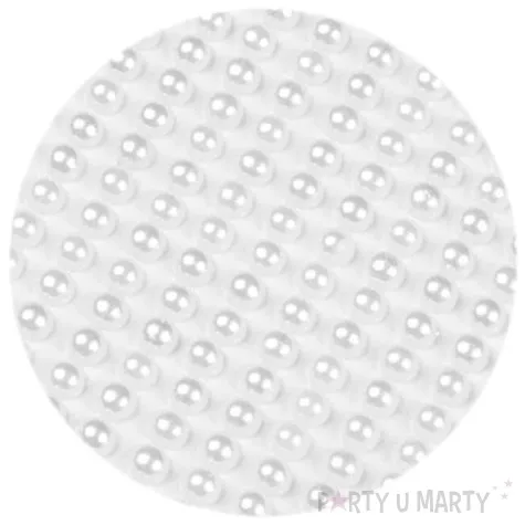 dzety samoprzylepne perelki perlowe 4 mm 567 szt