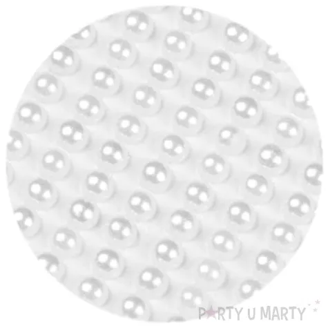 dzety samoprzylepne perelki perlowe 6 mm 260 szt