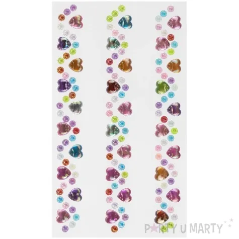 dzety samoprzylepne serca i perelki mix arpex 141 szt