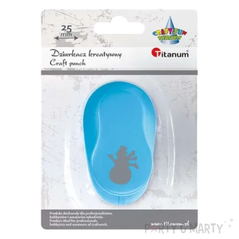 dziurkacz kreatywny balwan mix titanum 25 mm