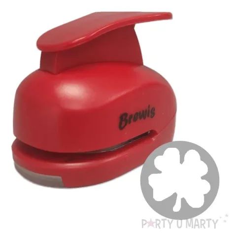 dziurkacz kreatywny koniczyna czerwony brewis 2 5 cm