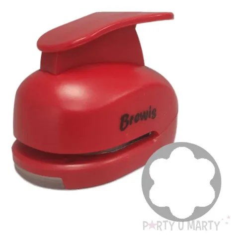 dziurkacz kreatywny kwiat fiolek czerwony brewis 3 8 cm