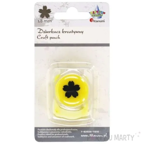 dziurkacz kreatywny kwiat pelny titanum 18 mm