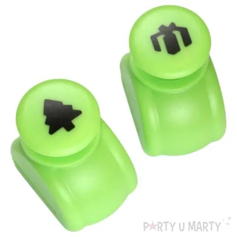 dziurkacz kreatywny prezent choinka zielony titanum 18mm