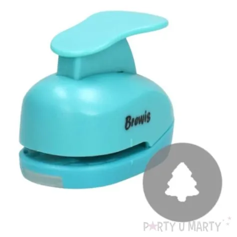 dziurkacz kreatywny swiateczna choinka blekitny brewis 1 6 cm