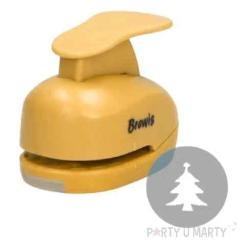 dziurkacz kreatywny swiateczna choinka zolty brewis 2 5 cm