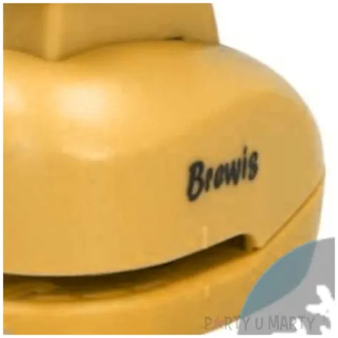 dziurkacz kreatywny swiateczna sniezynka zolty brewis 2 5 cm