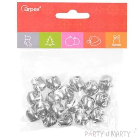 dzwoneczki dekoracyjne classic srebrne 36 szt arpex