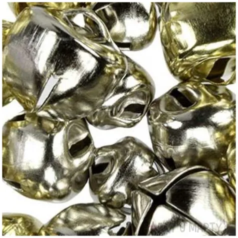 dzwoneczki dekoracyjne classic zloto srebrne titanum 30 szt