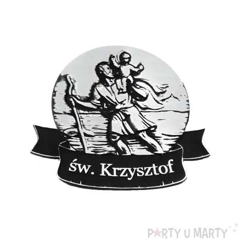 emblemat sw krzysztof 37x33