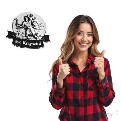 emblemat sw krzysztof 37x33