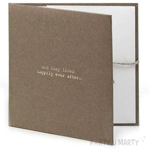 etui na plyty cd pd i zyli dlugo i szczesliwie brazowe