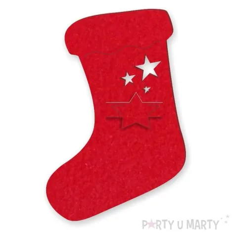 etui na sztucce but mikolaj czerwony 2 szt