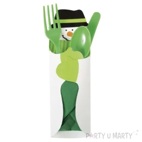 etui na sztucce i serwetki balwanek 8 szt