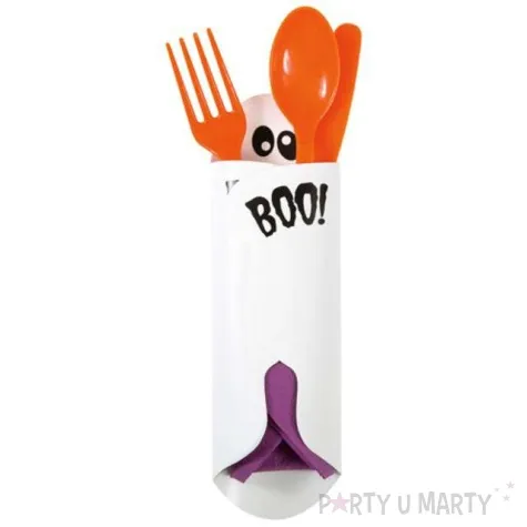 etui na sztucce i serwetki halloween duch 8 szt