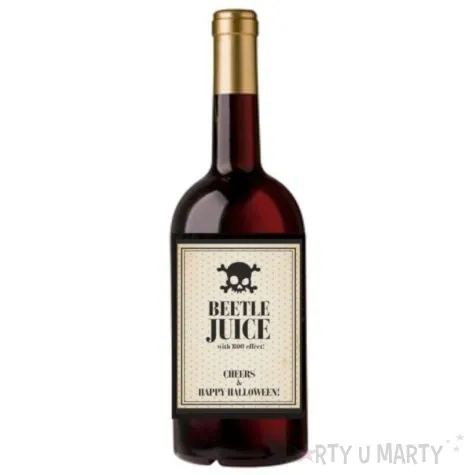 etykieta na butelke beetle juice sok z zuka 10 szt