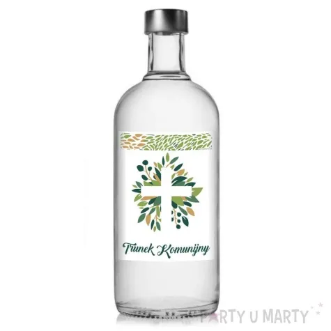 etykieta na butelke komunia swieta trunek komunijny 85x120 mm 5 szt