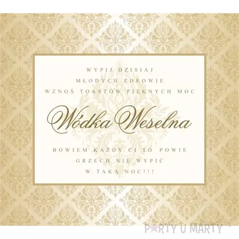 etykieta samoprzyl na alkohol deluxe 0 5l 50 szt