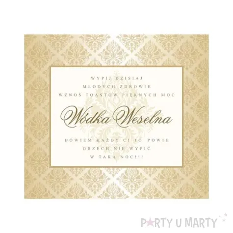 etykieta samoprzyl na alkohol deluxe 0 7l 50 szt