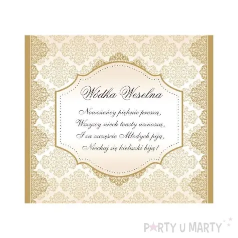 etykieta samoprzyl na alkohol deluxe 0 7l 50 szt