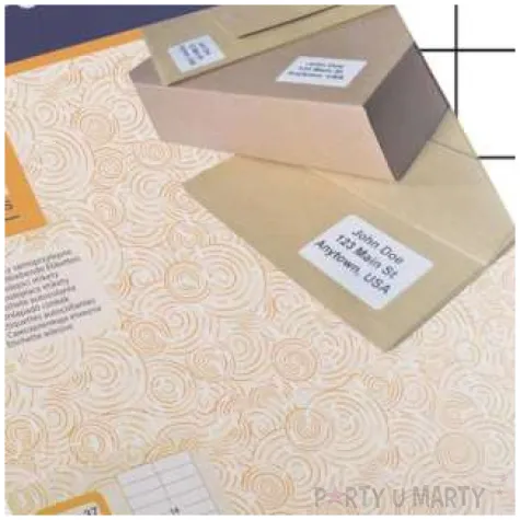 etykieta samoprzylepna a4 16 x 105x37mm d rect 100szt