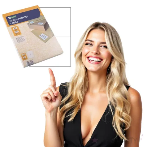 etykieta samoprzylepna a4 2 x 210x148mm d rect 100szt