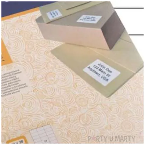 etykieta samoprzylepna a4 27 x 70x30mm leviatan 100szt