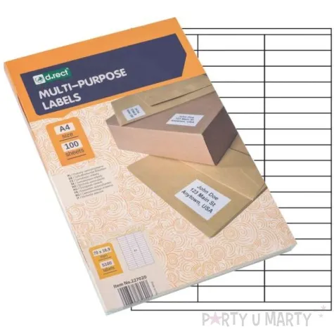 etykieta samoprzylepna a4 51 x 70x16 9mm d rect 100szt