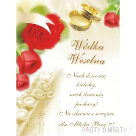 etykieta samoprzylepna na alkohol