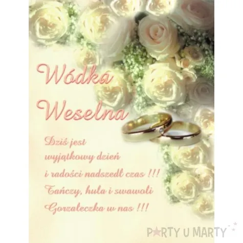 etykieta samoprzylepna na alkohol 50 szt