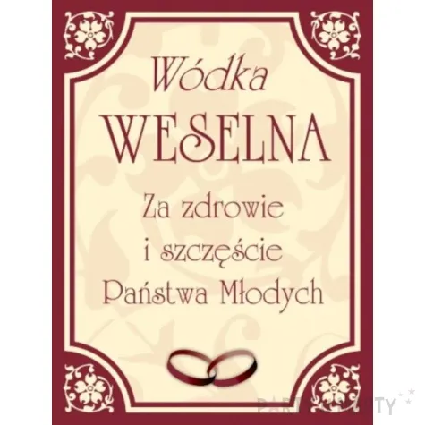 etykieta samoprzylepna na alkohol 50 szt