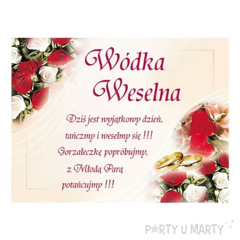 etykieta samoprzylepna na alkohol deluxe 50 szt