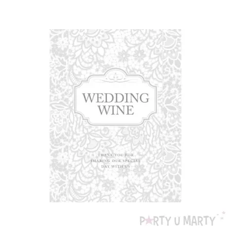 etykieta samoprzylepna na wino 50 szt