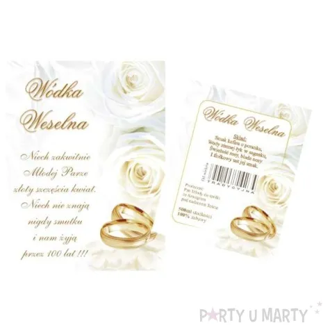 etykiety na butelke 50 kompletow 1 op