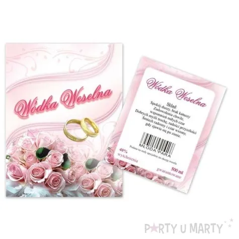 etykiety na butelke 50 kompletow 1 op