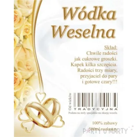 etykiety na butelke 50 kompletow 1 op